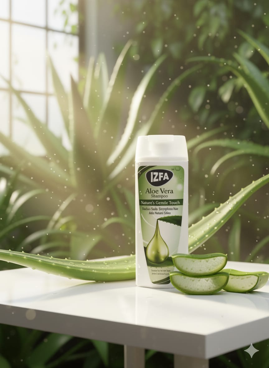 IZFA Aloe Vera Shampoo – Natural Gentle Hair Care 200(ml)