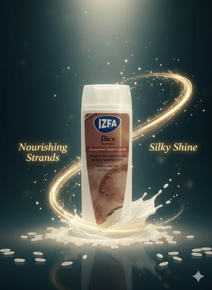 IZFA Rice Shampoo — Strong Roots, Healthy Growth 200(ml)