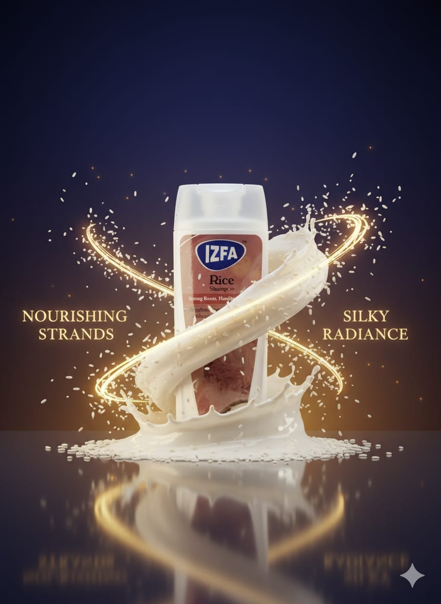 IZFA Rice Shampoo — Strong Roots, Healthy Growth 200(ml)