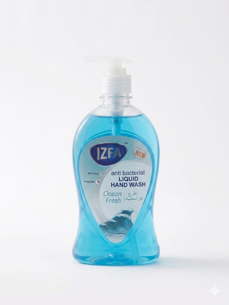 IZFA Anti Bacterial Hand Wash _ Ocean Fresh _ Daily Hygiene Essential 500(ml)