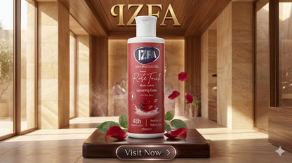 IZFA Rose Touch Deep Moisturizing Body Lotion – 48H Glowing Care for Dry Skin